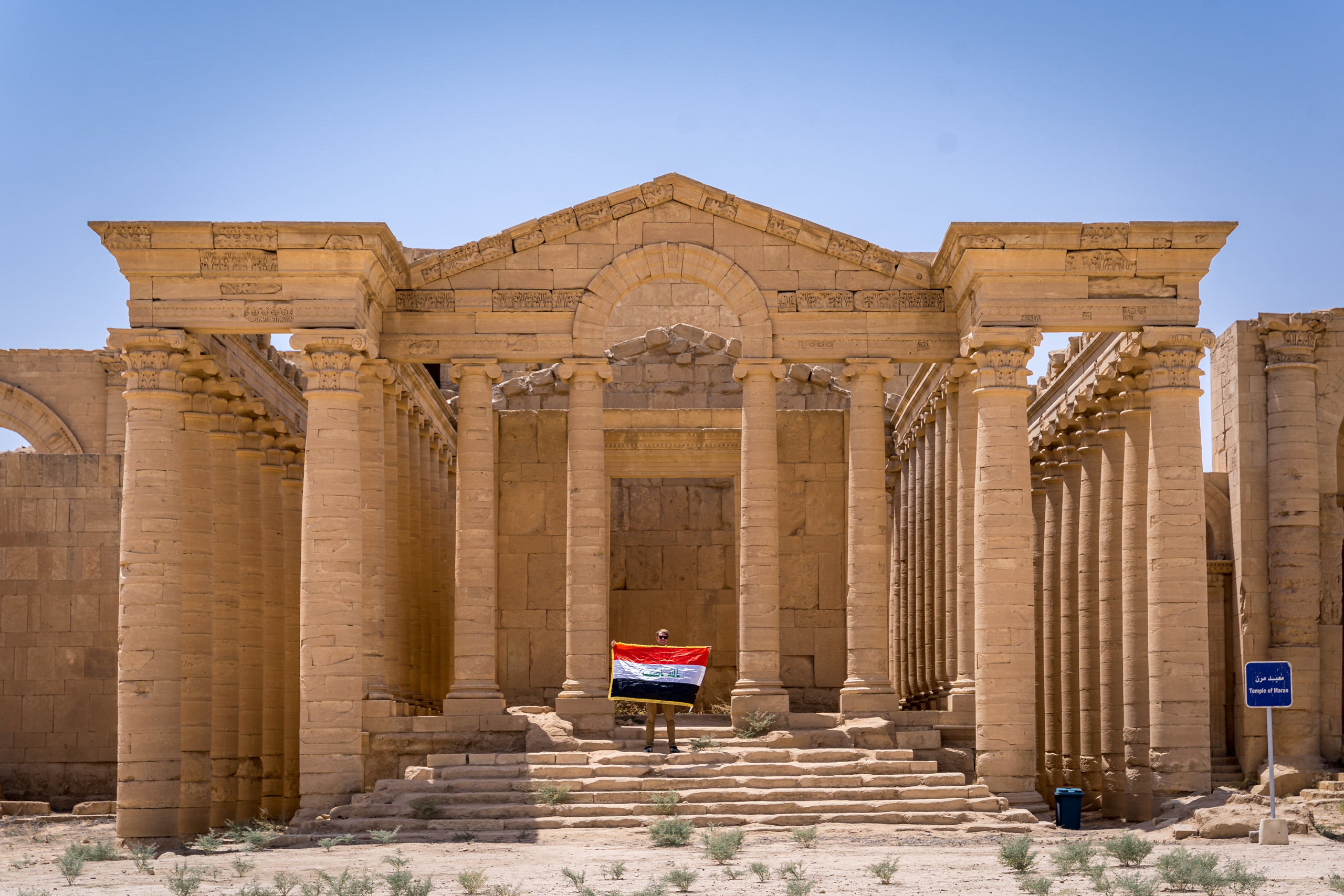 Tempel in Hatra Irak